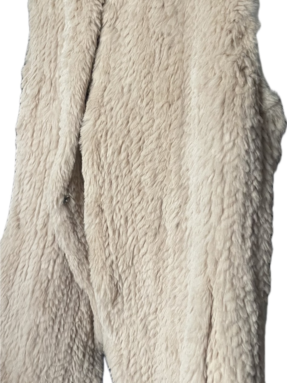 Luxurious Cream Fur Vest - Women's Cozy Layer